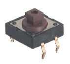 TACTILE SWITCH N/O 12X12X7.3MM