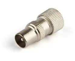 TV PLUG METAL INLINE