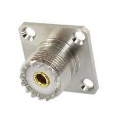UHF FEMALE CHASSIS MOUNT SQUARE
