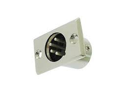 4 PIN CHASSIS MOUNT XLR / CANNON MALE