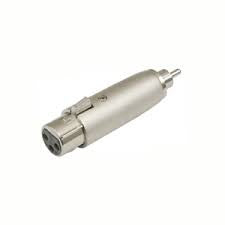 XLR FEMALE TO RCA MALE