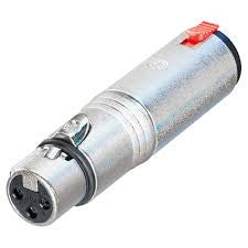 3 PIN XLR FEMALE TO 6.3MM STEREO FEMALE WITH LEVER